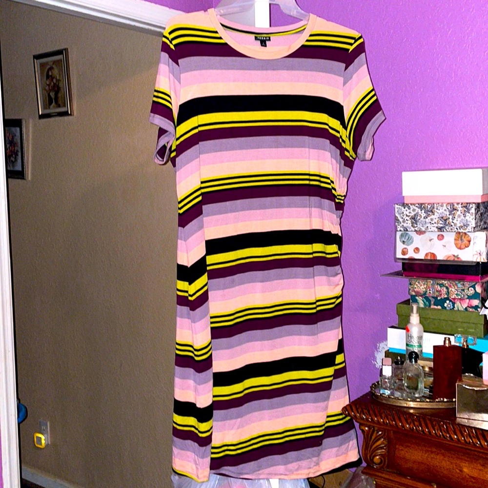 TORRID: Ruched T-shirt dress